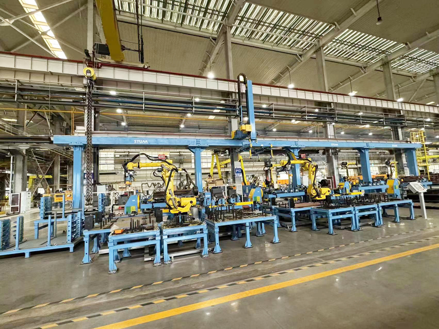 電纜槽自動(dòng)組對(duì)、焊接生產(chǎn)線